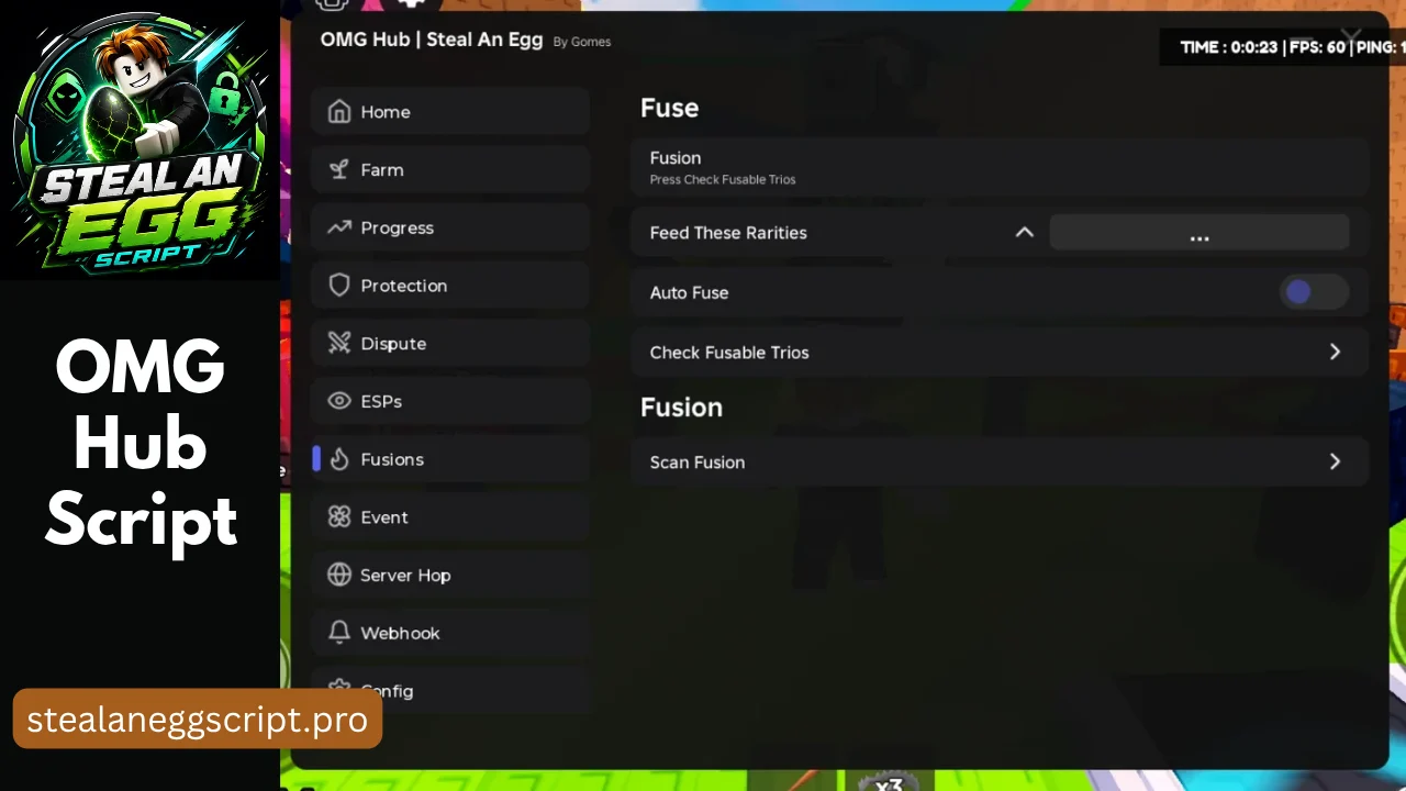 OMG Hub Script - Steal an Egg Script