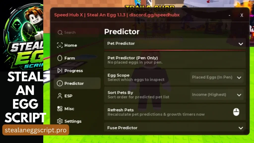 Speed Hub X Steal an Egg Script