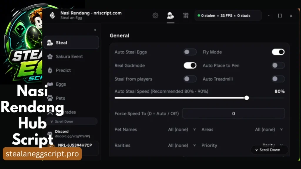 Nasi Rendang Hub Script Steal an Egg